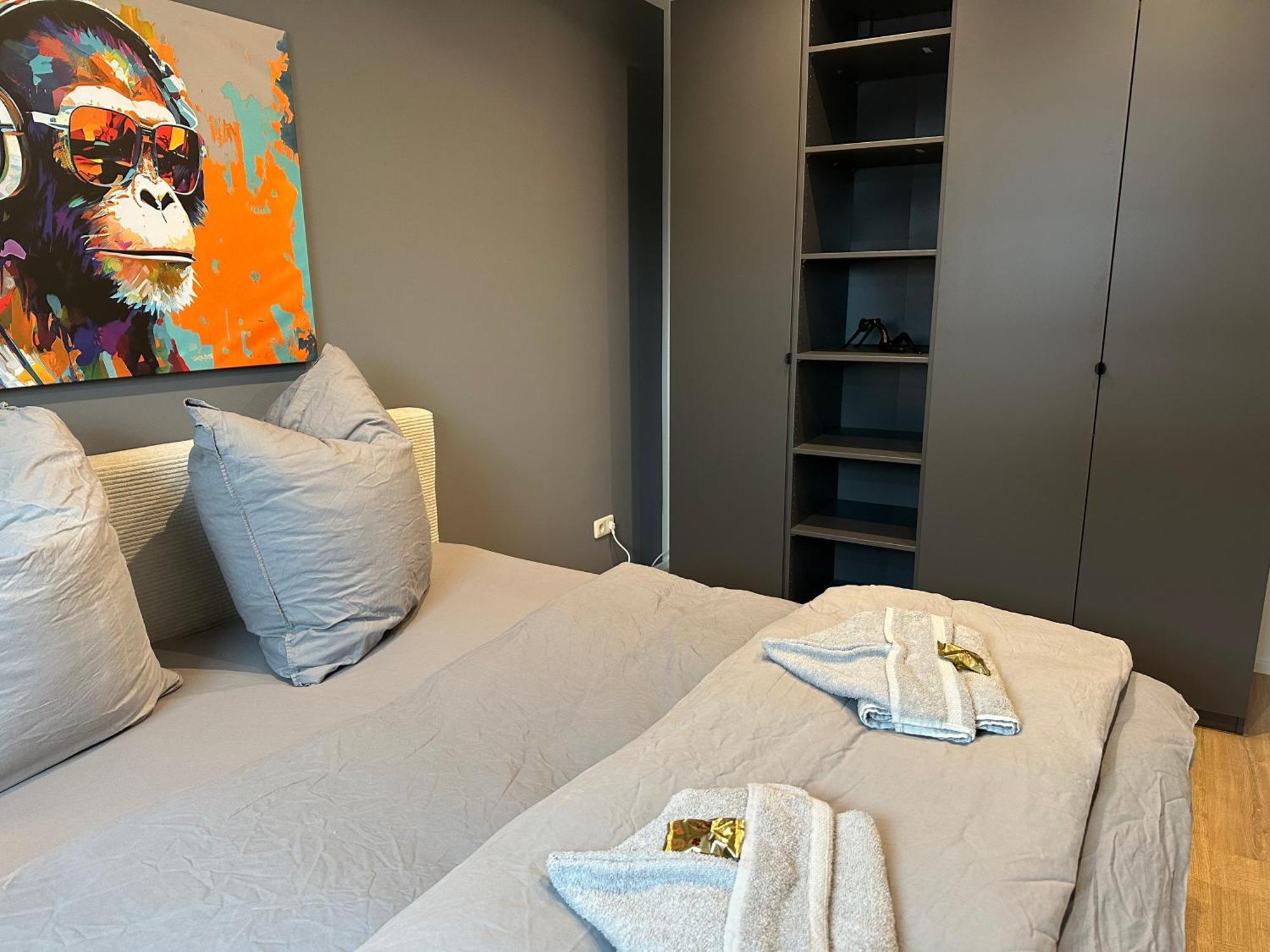 Moderne 50 Qm Unterkunft Monkey Rostock Exterior foto