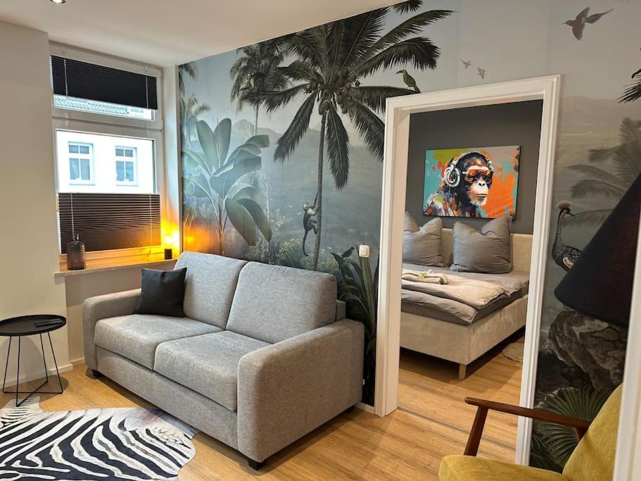 Moderne 50 Qm Unterkunft Monkey Rostock Exterior foto